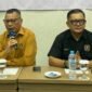 Foto: Ketua PWI Jaya Kesit B Handoyo (kiri) bersama Arman Suparman