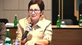 Foto: Anggota Komisi I DPR RI, Nurul Arifin, menyampaikan pandangannya terkait kesepakatan damai antara Amerika Serikat dan Iran saat kunjungan spesifik Komisi I DPR RI di Yogyakarta