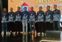 Foto: Panitia dan jajaran pengurus Komunitas Pengusaha Tangan Di Atas (TDA) berfoto bersama usai konferensi pers Pesta Wirausaha Nasional (PWN) 2026 di Jakarta