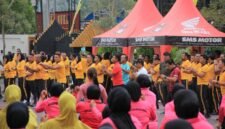 Foto: Semangat Kebersamaan Warnai Olahraga Bersama Hari Bhayangkara ke-80 di Trenggalek