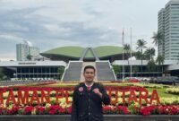 Foto: Sekjen GPM Soroti Kebijakan Patriot Merah Putih Bond di Kompleks Parlemen