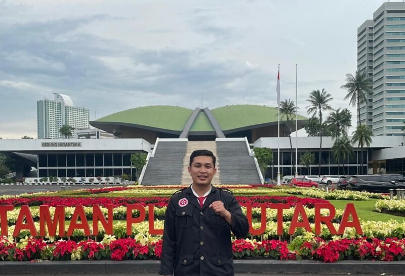 Foto: Sekjen GPM Soroti Kebijakan Patriot Merah Putih Bond di Kompleks Parlemen