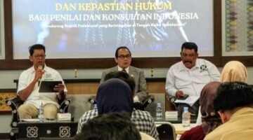 Foto: Webinar Nasional MAPPI & INKINDO Bahas Perlindungan Profesi Penilai & Konsultan di Mataram (10/6/2026). (Dok-Istimewa)