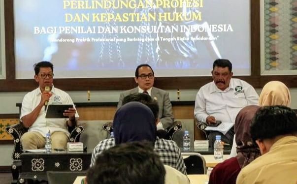 Foto: Webinar Nasional MAPPI & INKINDO Bahas Perlindungan Profesi Penilai & Konsultan di Mataram (10/6/2026). (Dok-Istimewa)