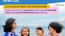 Foto: Flyer gratis masuk ancol. (Dok-Istimewa)