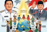 Foto: Ilustrasi Herry Dahana: Bangsa Akan Kuat Jika Bersatu Mendukung Kepemimpinan Prabowo. (Dok-Istimewa)