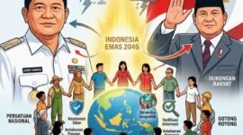 Foto: Ilustrasi Herry Dahana: Bangsa Akan Kuat Jika Bersatu Mendukung Kepemimpinan Prabowo. (Dok-Istimewa)