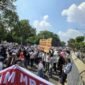 Foto: Polda Metro Jaya (PMJ) pastikan aksi unjuk rasa di silang selatan monas nerjalan terkendali. (Dok-Istimewa)