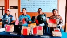 Foto: Konferensi Pers Polres Metro Jakarta Pusat mengungkap fakta mengejutkan di balik laporan dugaan perampokan yang sempat menghebohkan kawasan Menteng, Jakarta Pusat, Jumat (19/6/2026). (Dok-okj/fhm)