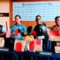 Foto: Konferensi Pers Polres Metro Jakarta Pusat mengungkap fakta mengejutkan di balik laporan dugaan perampokan yang sempat menghebohkan kawasan Menteng, Jakarta Pusat, Jumat (19/6/2026). (Dok-okj/fhm)