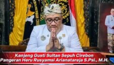 Foto: Kanjeng Sinuhun Sultan Sepuh Cirebon KGSS Pangeran Heru Rusyamsi Arya Natareja, SPSI., M.H. (Dok-tangkapan layar video/istimewa)