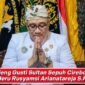 Foto: Kanjeng Sinuhun Sultan Sepuh Cirebon KGSS Pangeran Heru Rusyamsi Arya Natareja, SPSI., M.H. (Dok-tangkapan layar video/istimewa)