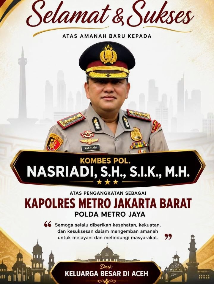 Foto: Flyer ucapan selamat. (Dok-Istimewa)
