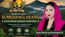Foto: Ketua Majelis Adat Sumedanglarang, Susane Febriyati Suryakartalegawa, S.H., menegaskan komitmen organisasinya dalam menjaga kelestarian Gunung Tampomas serta memperjuangkan keterbukaan informasi publik terkait dokumen perizinan geothermal.