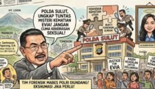Foto: LBH Gekira meminta Polda Sulawesi Utara mengusut secara menyeluruh penyebab kematian Evia Maria Mangolo.