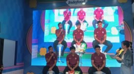 Foto: Pemain Persija Sapa Jakmania di Rumah Indofood Jakarta Fair 2026