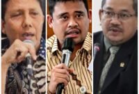 Foto: Pengamat kebijakan publik, Dr Farid Wajdi, Elfenda Ananda, dan Gubernur Sumut, Bobby Nasution. Istimewa