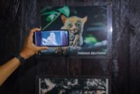 Tarsius, salah satu hewan yang ada di Geopark Belitong. (Foto: Kemenpar)