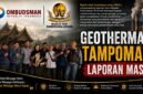 Foto: Majelis Adat Sumedanglarang (MASL) menunjukkan materi publikasi usai melaporkan dugaan maladministrasi dalam pengelolaan proyek Geothermal Gunung Tampomas kepada Ombudsman RI Perwakilan Jawa Barat.