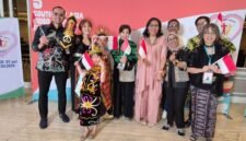 Foto: Sejumlah delegasi Indonesia yang dipimpin Board Member Indonesia, Niniek L. Karim, bersama praktisi penyiaran Liza Maria serta peserta anak berfoto bersama usai mengikuti rangkaian Southeast Asia Video Festival for Children (SEAVFC). Pada peringatan Hari Anak Indonesia 2026.