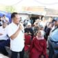 Menteri Dalam Negeri (Mendagri) Muhammad Tito Karnavian meninjau pelaksanaan Program Bantuan Stimulan Perumahan Swadaya (BSPS) di Desa Cilampeni, Kecamatan Ketapang,