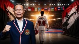 Foto: Ketua Umum Pengurus Besar Taekwondo Indonesia (PBTI) menyampaikan optimisme menyambut pelaksanaan 8th Asian Taekwondo Indonesia Open Championships 2026 