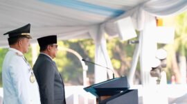 Menteri Dalam Negeri (Mendagri) Muhammad Tito Karnavian mendampingi Presiden Prabowo Subianto melantik 1.204 Pamong Praja Muda Institut Pemerintahan Dalam Negeri (IPDN) Angkatan XXXIII