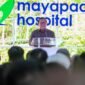 Foto: Gubernur DKI Jakarta Pramono Anung Wibowo menyampaikan sambutan saat meresmikan Mayapada Hospital Jakarta Timur di kawasan Jakarta Garden City, Cakung, Kamis (9/7/2026).