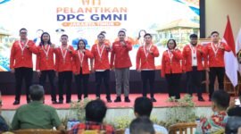 Foto: Ketua DPC GMNI Jakarta Timur Jansen Henry Kurniawan bersama jajaran pengurus DPC GMNI Jakarta Timur periode 2025–2027 berpose usai resmi dilantik.