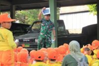 Foto: Belajar Wawasan Kebangsaan, Siswa TK Antusias Ikuti Outing Class di Kodim 0806/Trenggalek.