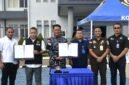 Foto: TNI AL, Kodaeral IV, Batam, liquid vape narkotika, etomidate, penyelundupan narkoba, jalur laut, Laksda TNI Berkat Widjanarko, operasi intelijen, Satgas Cakra-26.K, Pusintelal, Den Intel Kodaeral IV, BNN Kepri, Polda Kepri, Bea Cukai Batam, BPOM Batam, pemusnahan barang bukti, keamanan maritim, pemberantasan narkotika.