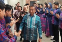 Foto: Wali Kota Administrasi Jakarta Timur, Munjirin, menghadiri malam keakraban finalis Abang dan None (Abnon) Jakarta Timur 2026.