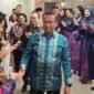Foto: Wali Kota Administrasi Jakarta Timur, Munjirin, menghadiri malam keakraban finalis Abang dan None (Abnon) Jakarta Timur 2026.