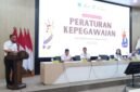 Foto: Wali Kota Jakarta Timur Munjirin membuka kegiatan Peningkatan Pemahaman Peraturan Kepegawaian di Ruang Sri Gunting, Kantor Wali Kota Administrasi Jakarta Timur.
