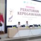 Foto: Wali Kota Jakarta Timur Munjirin membuka kegiatan Peningkatan Pemahaman Peraturan Kepegawaian di Ruang Sri Gunting, Kantor Wali Kota Administrasi Jakarta Timur.