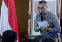 Foto: Ketua PWI Jaya, Kesit Budi Handoyo, menyampaikan penjelasan mengenai program reaktivasi atau pengaktifan kembali keanggotaan PWI dalam kegiatan sosialisasi di Jakarta.