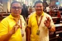 Foto: Brigjen TNI (Purn.) P. Gunung Sarasmoro (kanan) bersama Irjen Pol (Purn.) Herry Dahana berpose usai mengikuti rangkaian Sidang Pleno XII Federation of Asian Bishops' Conferences (FABC) 2026 di Jakarta.