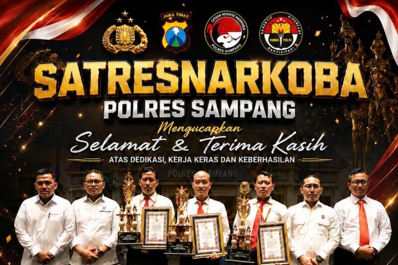 Foto: Satresnarkoba Polres Sampang Raih Dua Penghargaan Bergengsi di Polda Jatim
