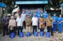 Foto: Komandan Kodaeral IV Laksda TNI Berkat Widjanarko bersama Ketua Daerah Kodaeral IV Gabungan Jalasenastri Koarmada RI Ny. Peni Berkat Widjanarko, jajaran TNI AL, dan perwakilan instansi.