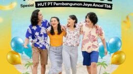 Foto: Flyer memperingati hari jadi PT Pembangunan Jaya Ancol Tbk, pengelola kawasan wisata Ancol menghadirkan program Gratis Masuk Ancol yang akan berlangsung pada Jumat, 10 Juli 2026. (Dok-Istimewa)