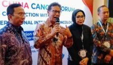 Foto: Menteri Kesehatan Budi Gunadi Sadikin saat menghadiri Indonesia-China Cancer Forum (ICCF) 2026 yang berlangsung di Jakarta, Minggu (12/7/2026). (Dok-okj/fn)