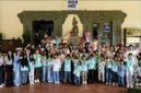 Foto: Puluhan anak pejuang kanker dari keluarga prasejahtera memperoleh kesempatan menikmati hari yang penuh keceriaan melalui program Piknik Edukatif yang diselenggarakan Yayasan Pita Kuning Anak Indonesia di Museum Prangko, Taman Mini Indonesia Indah (TMII), Jakarta, Sabtu (18/7/2026). (Dok-Yayasan Pita Kuning Anak Indonesia)
