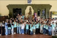 Foto: Puluhan anak pejuang kanker dari keluarga prasejahtera memperoleh kesempatan menikmati hari yang penuh keceriaan melalui program Piknik Edukatif yang diselenggarakan Yayasan Pita Kuning Anak Indonesia di Museum Prangko, Taman Mini Indonesia Indah (TMII), Jakarta, Sabtu (18/7/2026). (Dok-Yayasan Pita Kuning Anak Indonesia)