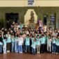 Foto: Puluhan anak pejuang kanker dari keluarga prasejahtera memperoleh kesempatan menikmati hari yang penuh keceriaan melalui program Piknik Edukatif yang diselenggarakan Yayasan Pita Kuning Anak Indonesia di Museum Prangko, Taman Mini Indonesia Indah (TMII), Jakarta, Sabtu (18/7/2026). (Dok-Yayasan Pita Kuning Anak Indonesia)