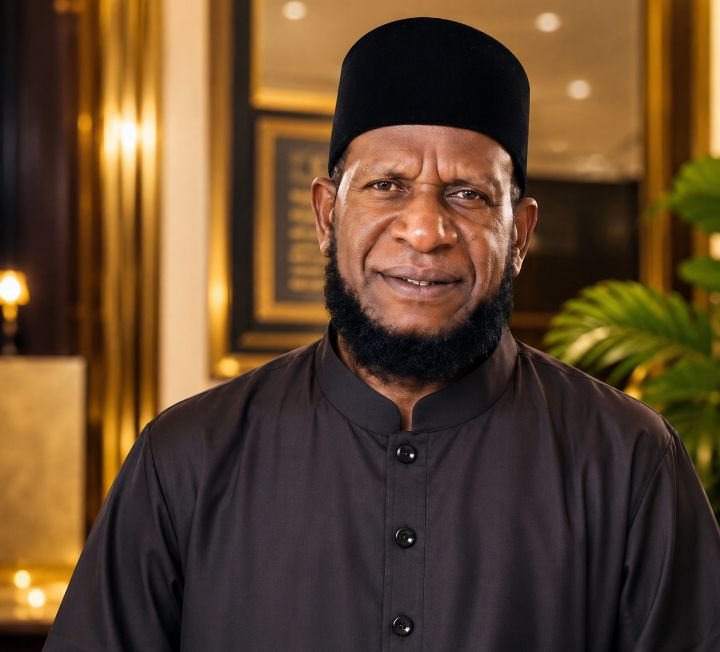 Foto: H. Abdul Kahar Yelipele, Tokoh Muslim Papua sekaligus Ketua Takmir Masjid Raya Provinsi Papua dan Ketua PWNU Provinsi Papua Pegunungan. (Dok-Istimewa)