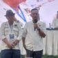 Tantan Sulthon Bukhawan (kanan) dan Oland PH Sibarani, usai terpilih sebagai Ketua PWI dan DK PWI Jabar, di Bandung, Rabu (12/8/2026) malam. (Foto hw)