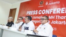 Foto: Tim juri MHT ke-52 PWI Jaya 2026 saat mengikuti proses penjurian dua kategori khusus, “Menyongsong 5 Abad Jakarta” dan “Literasi Bank Jakarta”, di Jakarta. Hasil penjurian akan diumumkan dalam Malam Anugerah MHT ke-52 pada 27 Agustus 2026.