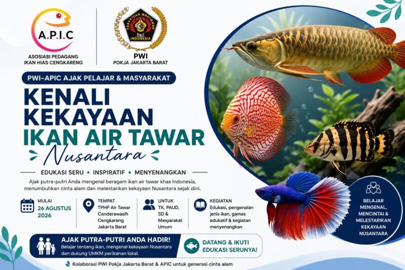 Foto: PWI-APIC Ajak Pelajar Kenali Kekayaan Ikan Air Tawar Nusantara