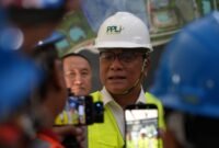 Foto: Menteri Lingkungan Hidup (LH) Jumhur Hidayat meninjau fasilitas pengelolaan limbah PT Prasadha Pamunah Limbah Industri (PPLI) di Kabupaten Bogor, Jawa Barat, Kamis (13/8/2026).