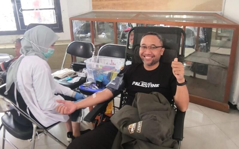 Foto: Donor Darah, Perhutani KPH Bandung Utara Bersama PMI dan Saka Wanabakti